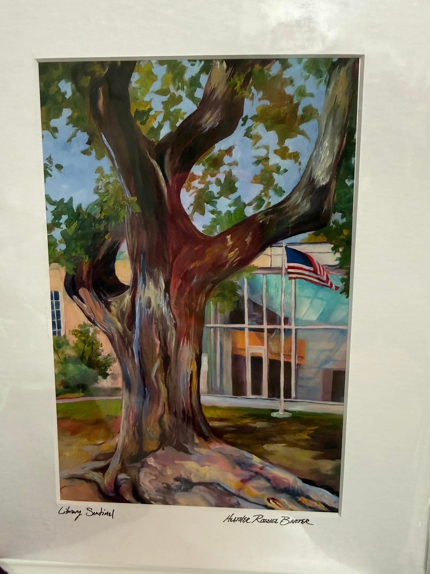 Heather Roselle Barter Fine Art - Library Sentinel