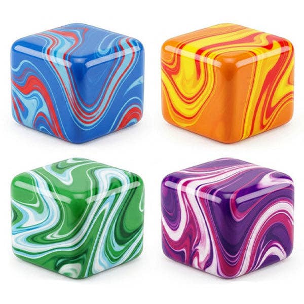Sugah-Mals Marble Squares Sugar Cube Stress Ball Squishy Fidget Toy
