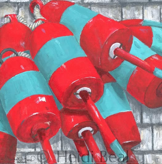 Heidi Beal Art - Knotty Buoys
