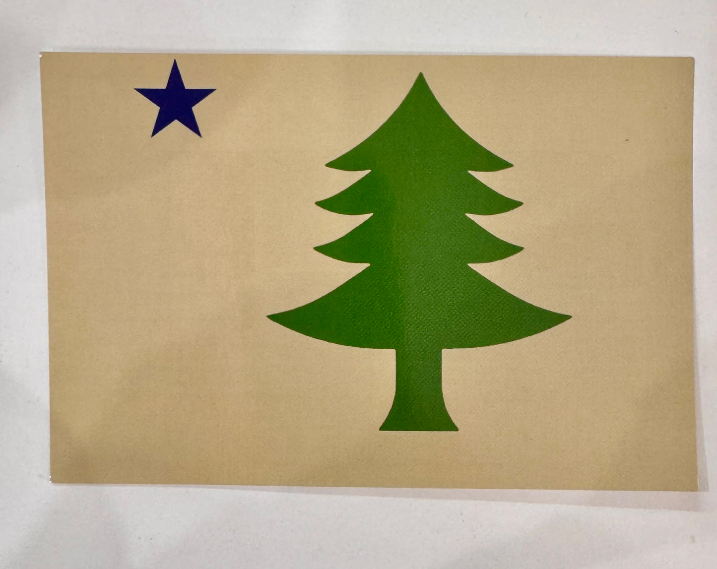 Maine Flag Postcard