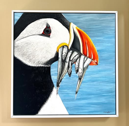 Heidi Beal Art - Puffin's Catch
