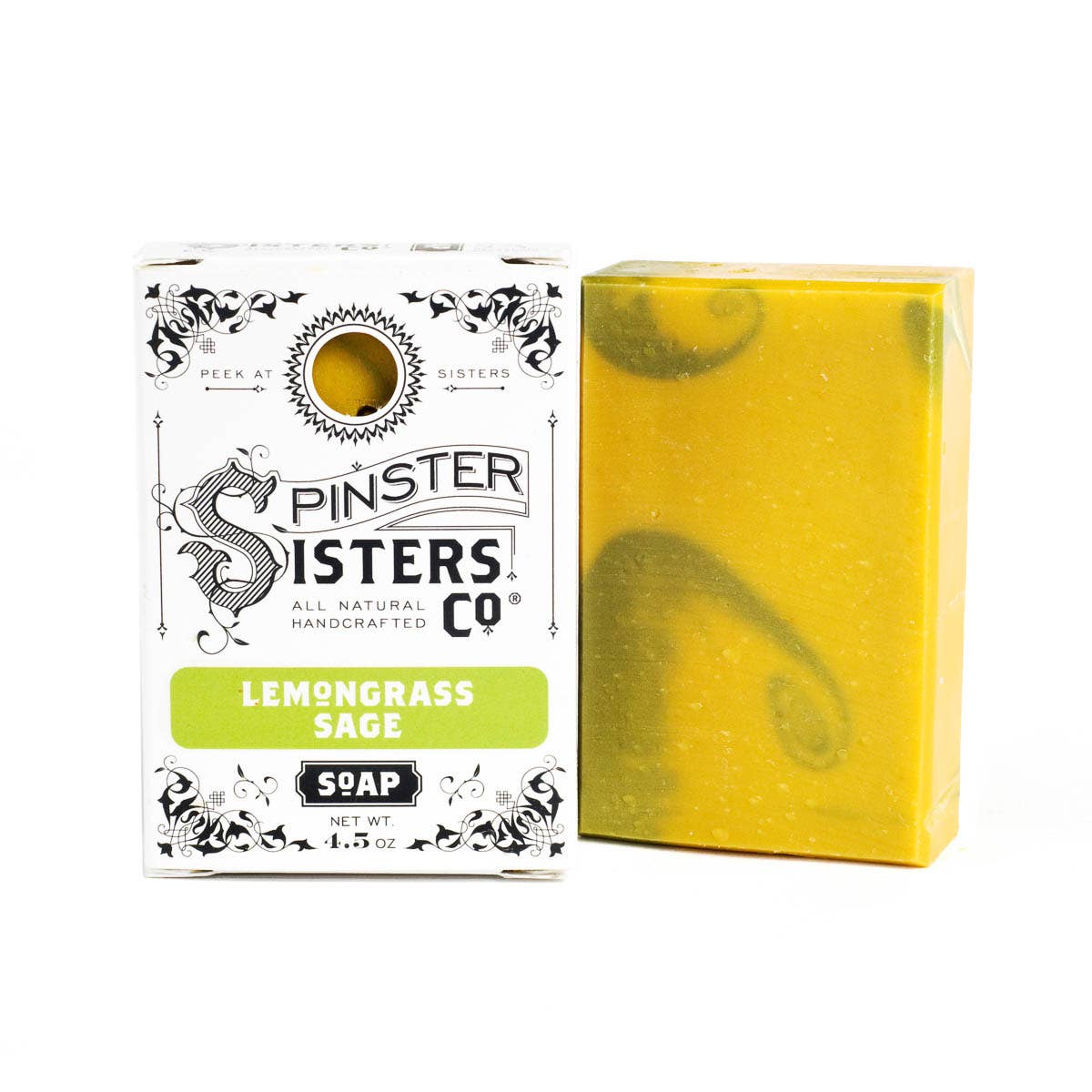 Spinster Sisters Co. Bar Soap 4.5 oz Lemongrass