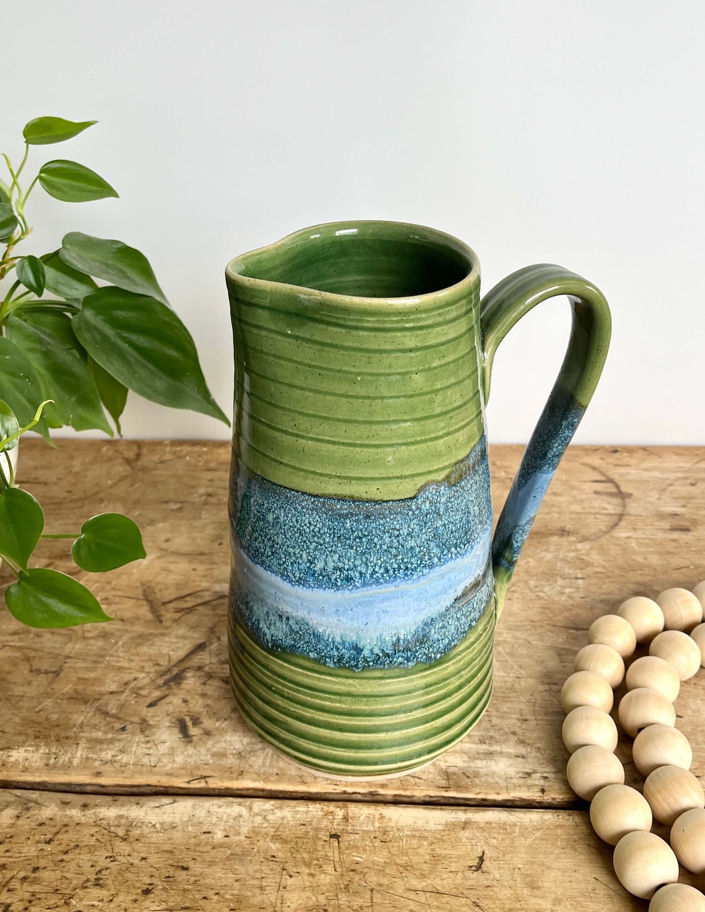 Tall Pitcher Summer Pitcher-Green