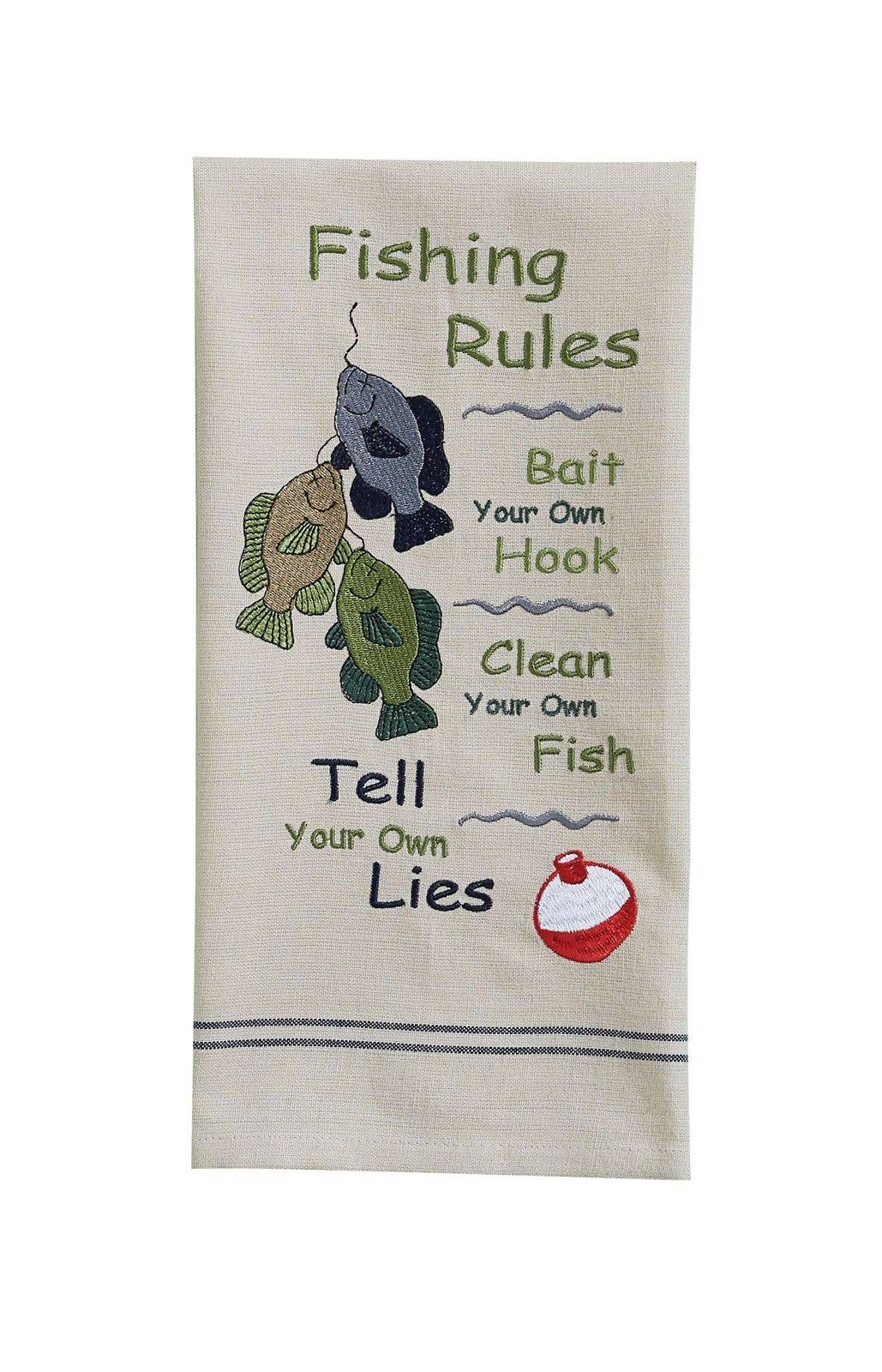 Park Design Embroidered Dishtowel
