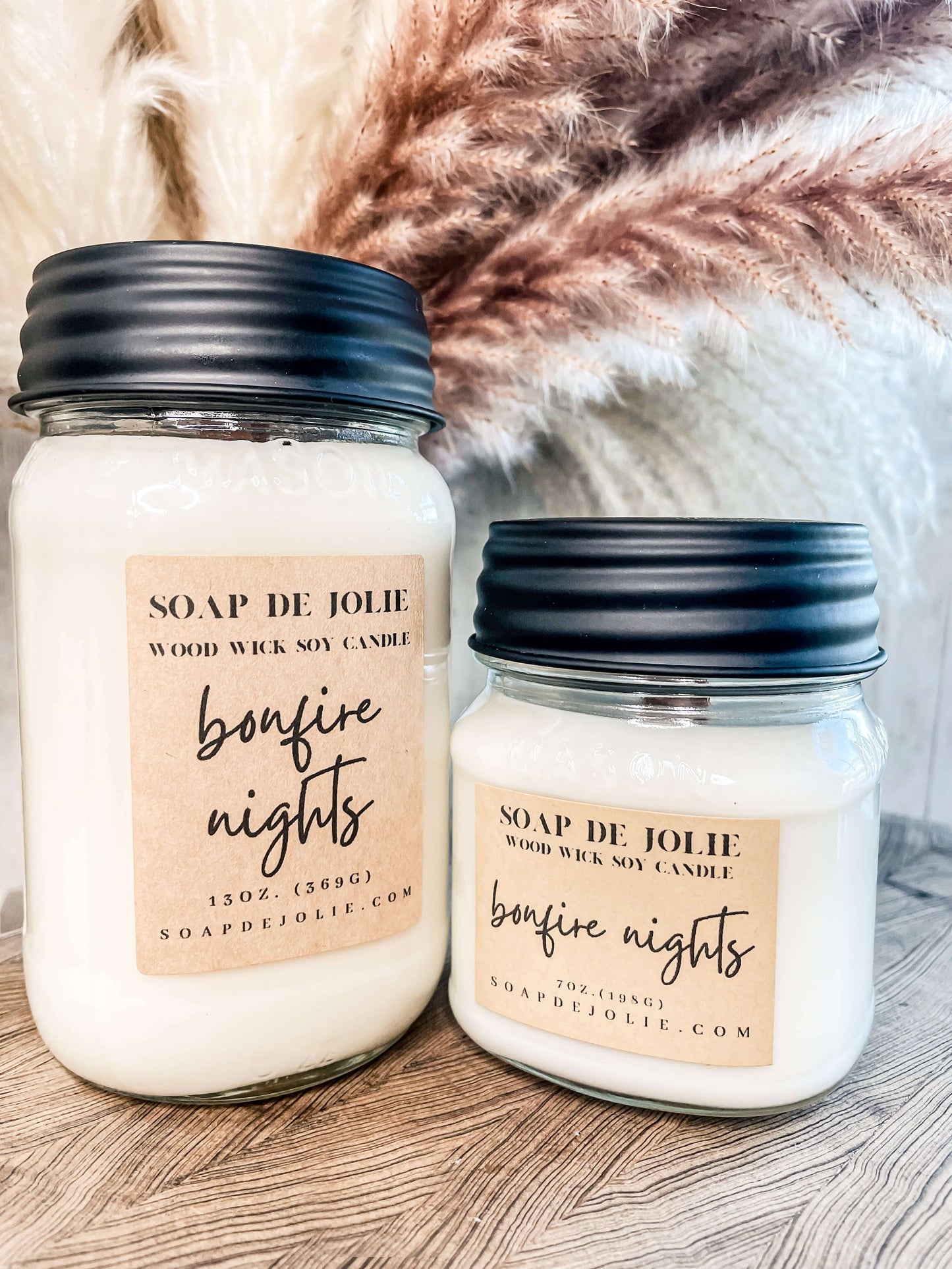 Soap de Jolie stop, drop and roll Mason Jar Candle