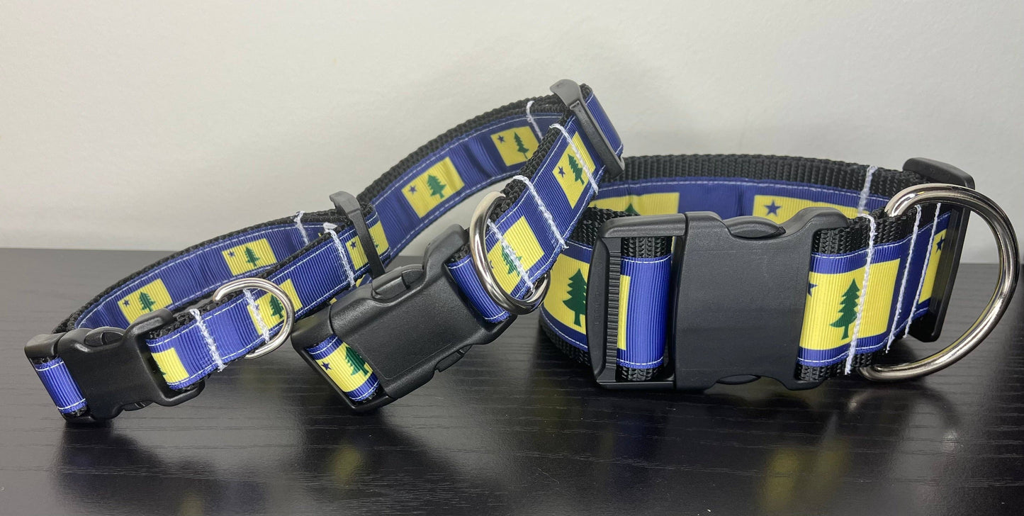 The Maine Pooch LLC Original Maine Flag Collar