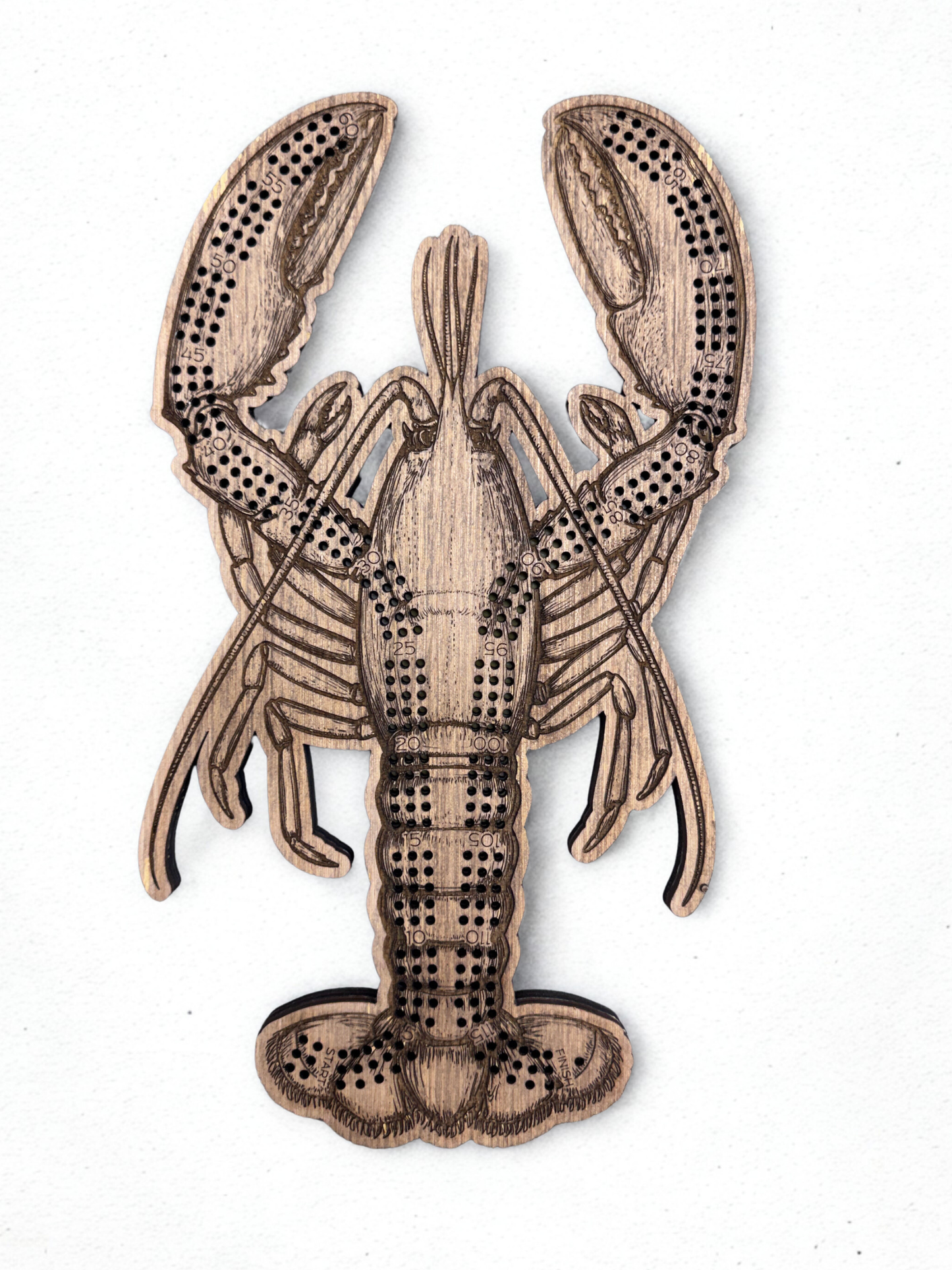 Lobster Cribbage Board Set