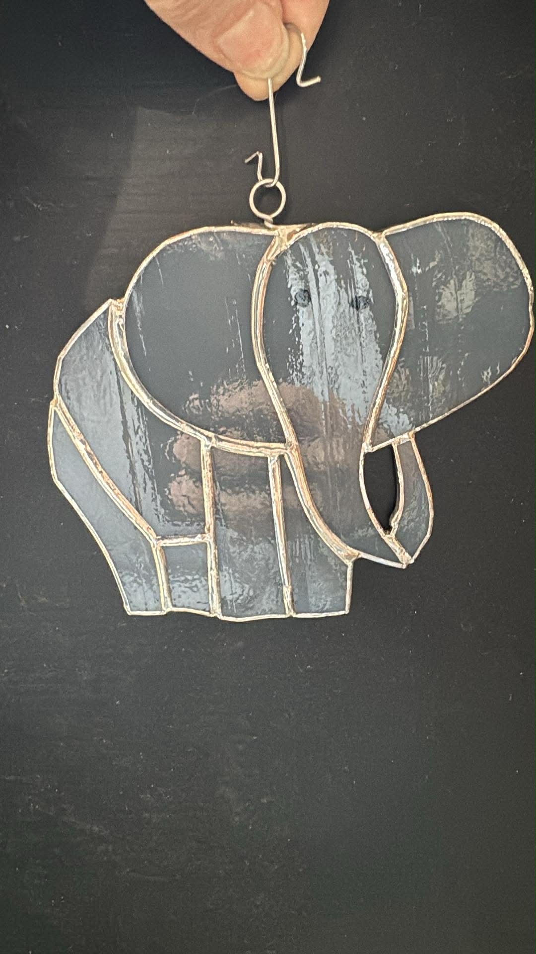 Cliff Elephant Stained Glass