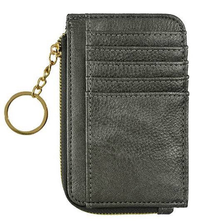 Small Faux Leather Card Holder Wallet