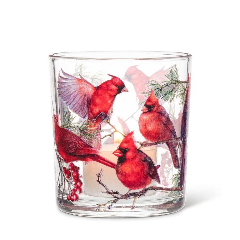 Allover Cardinals Votive-3"H