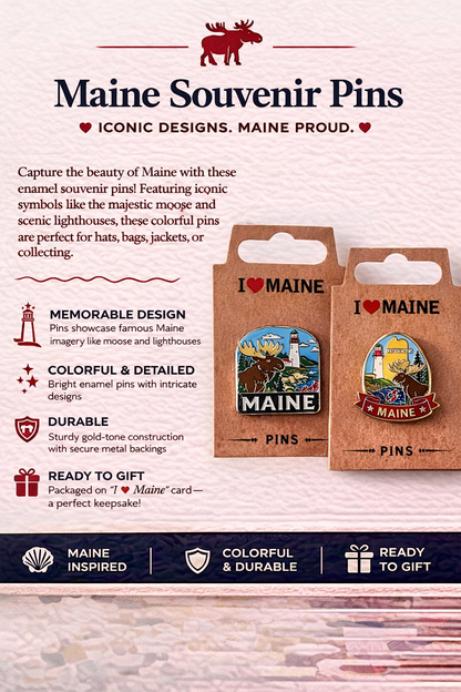Moose Lighthouse Pins