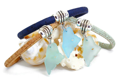 Maine Charm Cork Bracelet