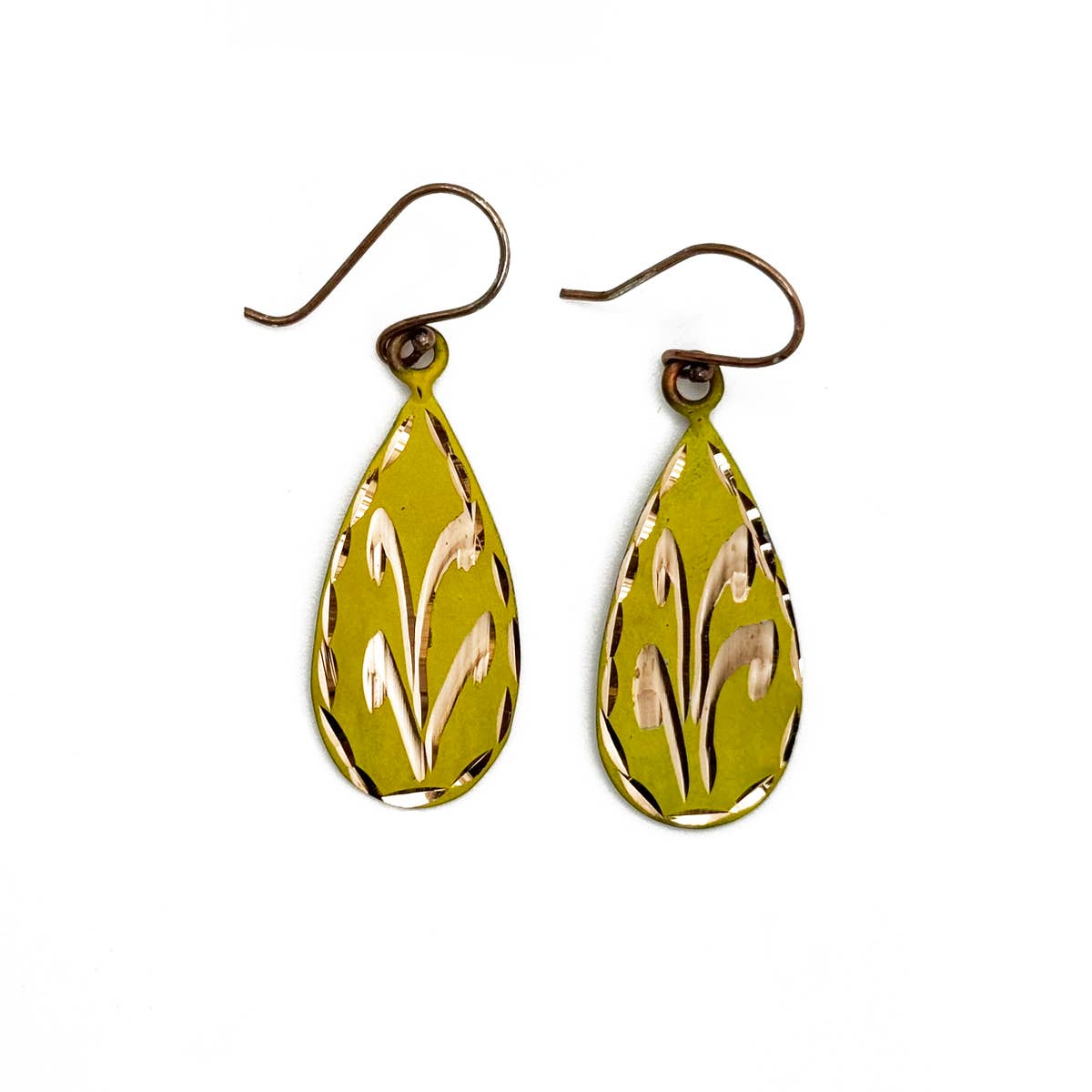 Patina Sunny Swirl Earrings