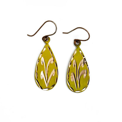Patina Sunny Swirl Earrings