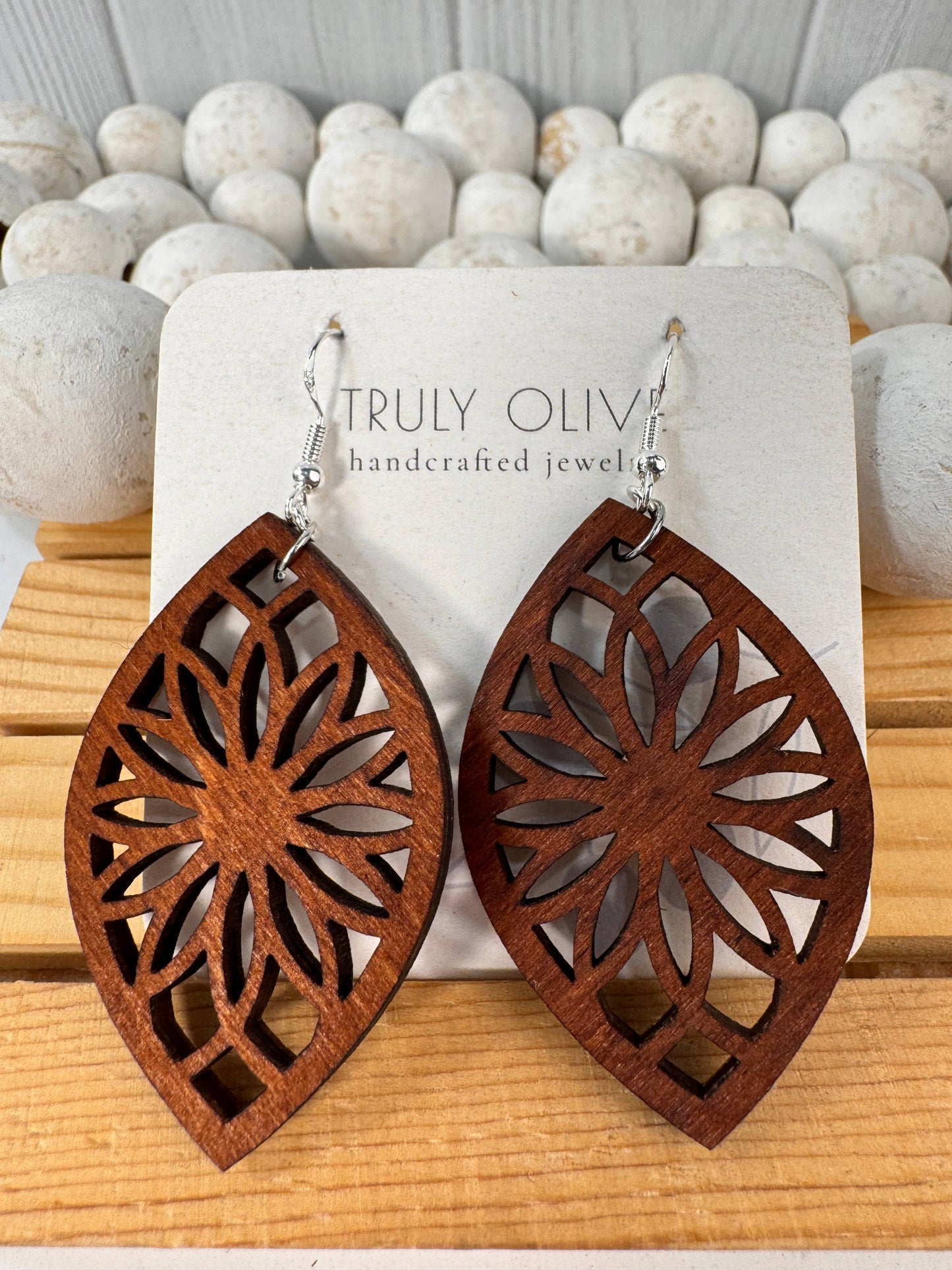 Bohemian Wooden Earrings