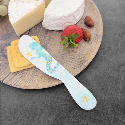 Mermaid Melamine Cheese Spreader