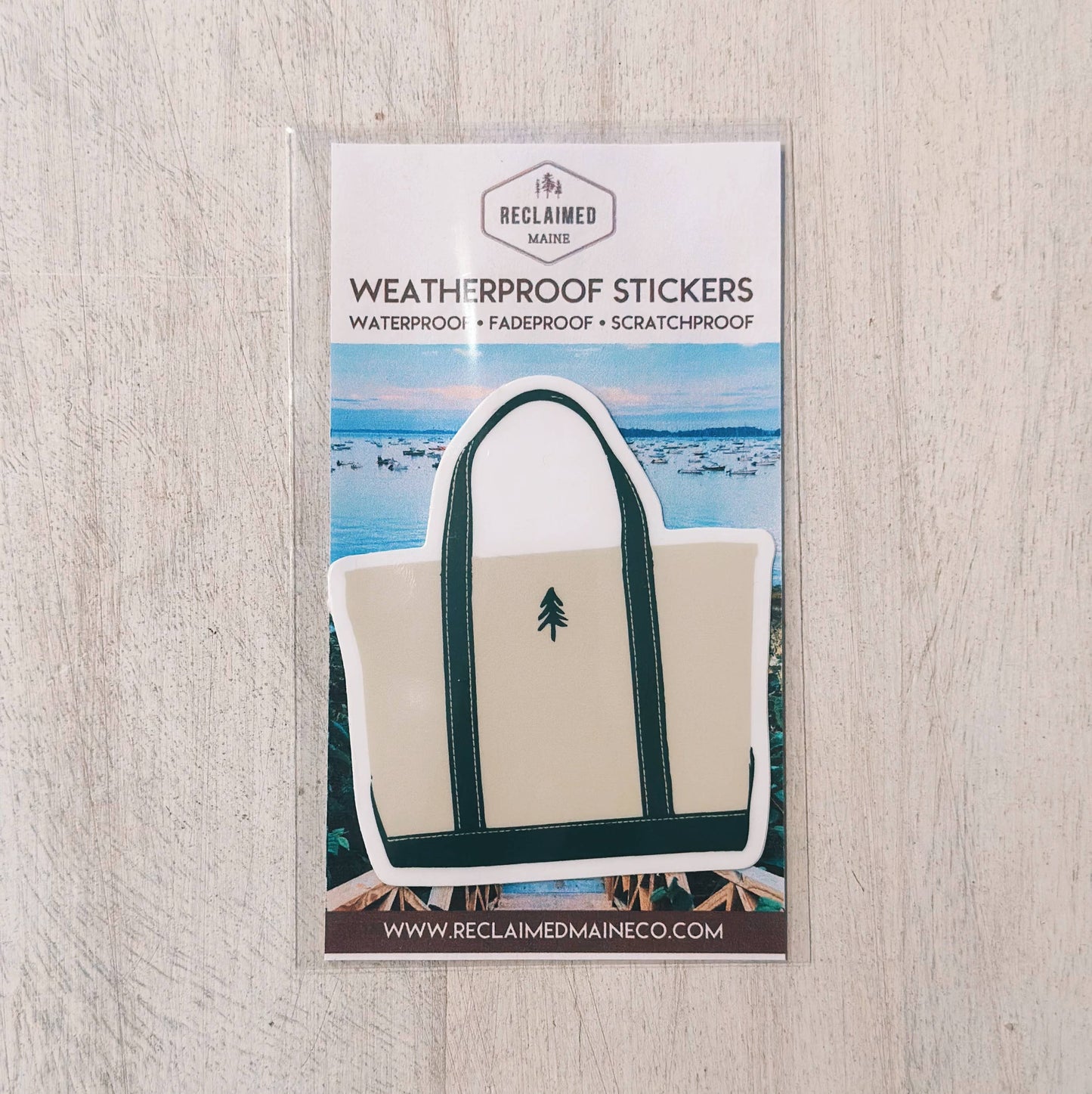 Canvas Tote Sticker | Boat Tote Sticker