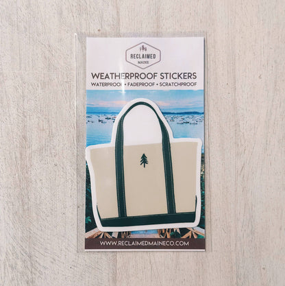 Canvas Tote Sticker | Boat Tote Sticker