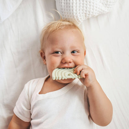 Silicone Rainbow Teether | Sage