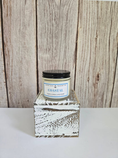 Coastal Soy Wax Crackling Wooden Wick Candle