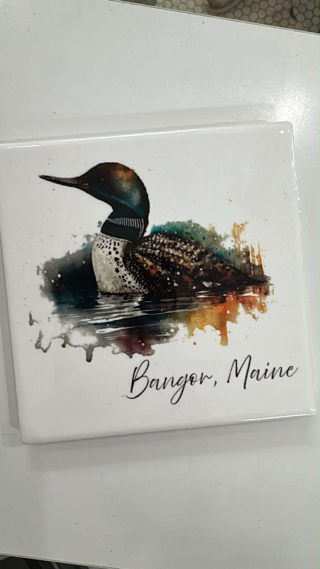 Ceramic Coasters Maine Themed