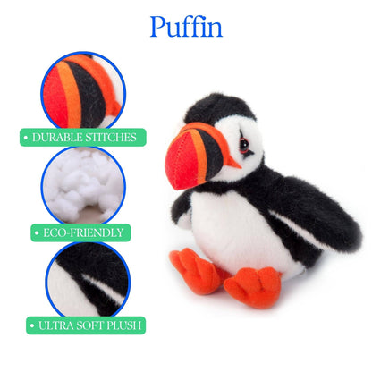 6" (16cm) Wild Onez Puffin Bird Sea life