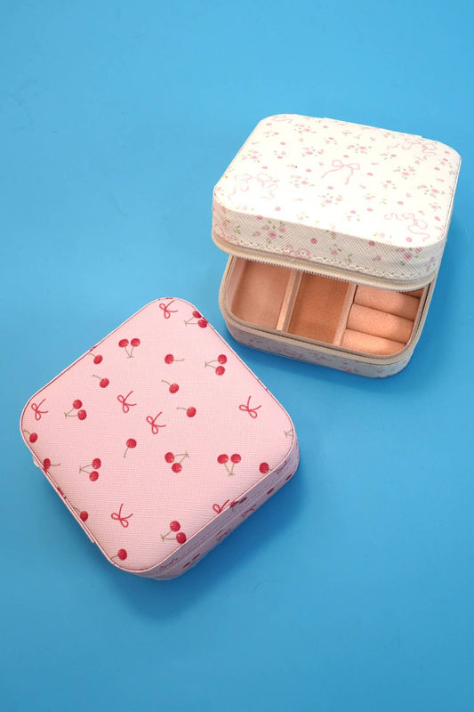 DESIGNED JEWELRY ORGANIZER TRAVEL BOX CASE
