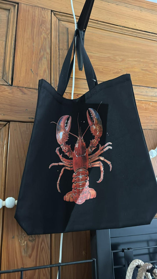 Lobster Canvas Tote Bag