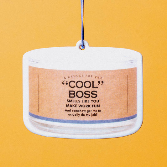 The "Cool" Boss Air Freshener | Funny Car Air Freshener