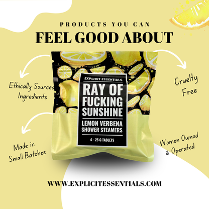 Ray of F&cking Sunshine Shower Steamers