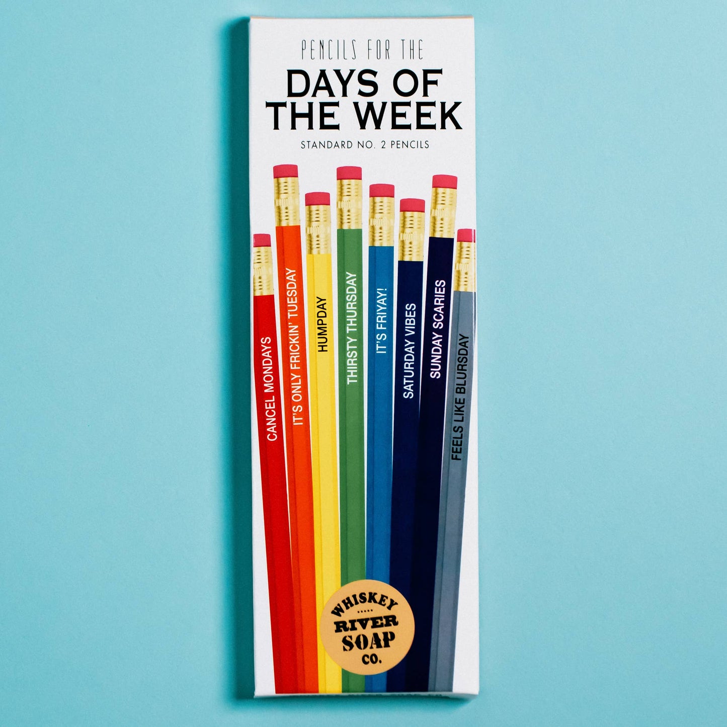 Pencils for Days of the Week Original Pkg | Funny Pencils
