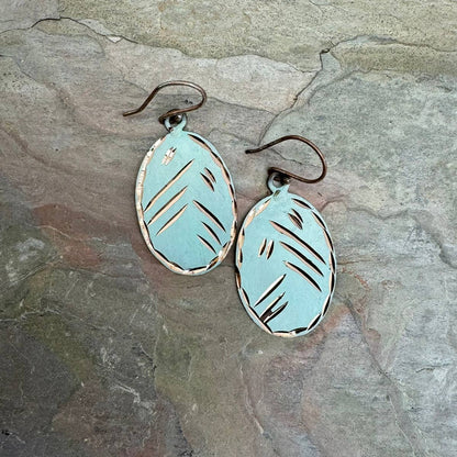 Patina Frosted Flora Earrings
