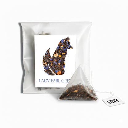 Single Serve Hand-Packed Loose Leaf Tea Pyramid