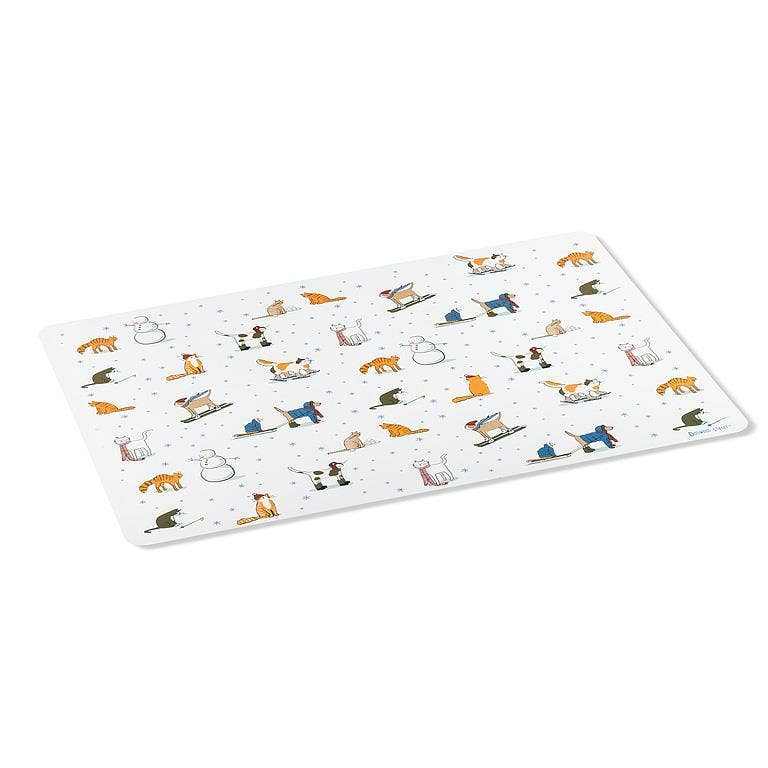 Winter Sports Cats Placemat