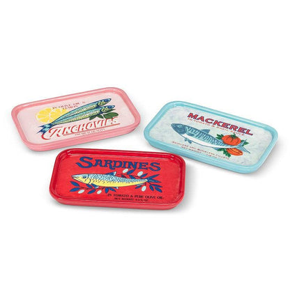 Sardine Rectangle Plate-3 Assorted-4.5x6.5"L