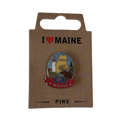 Moose Lighthouse Pins