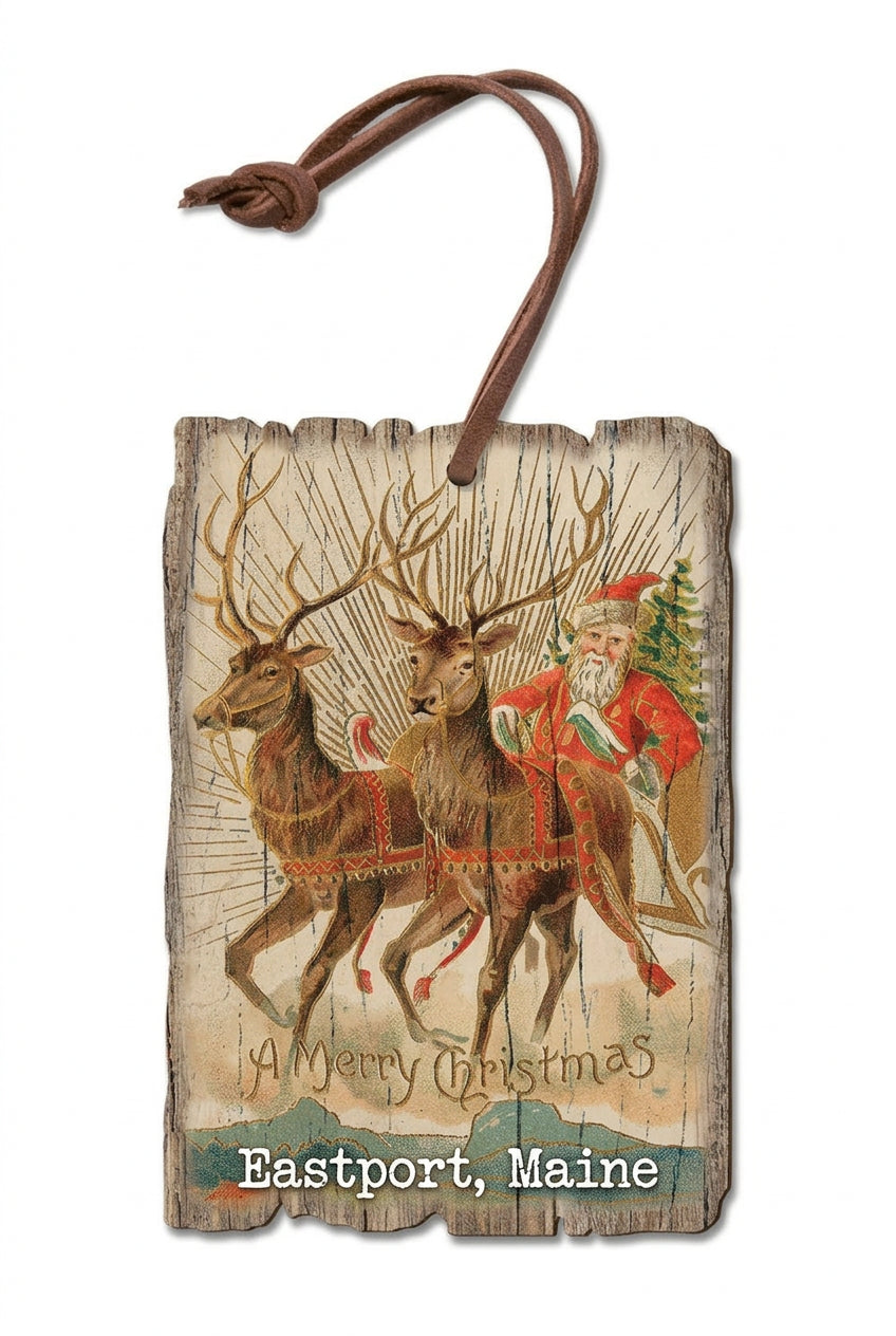 Dancer & Prancer-Eastport, ME Ornament