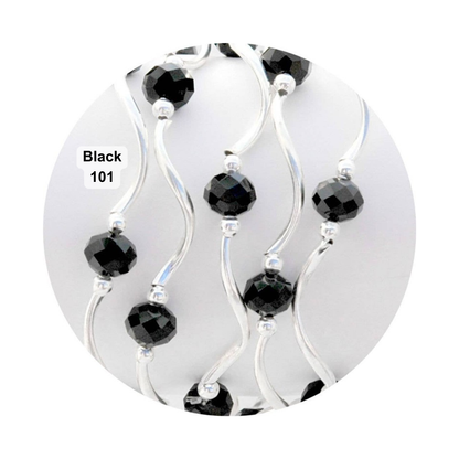 Classic Crystal Beaded Stretch Bracelets