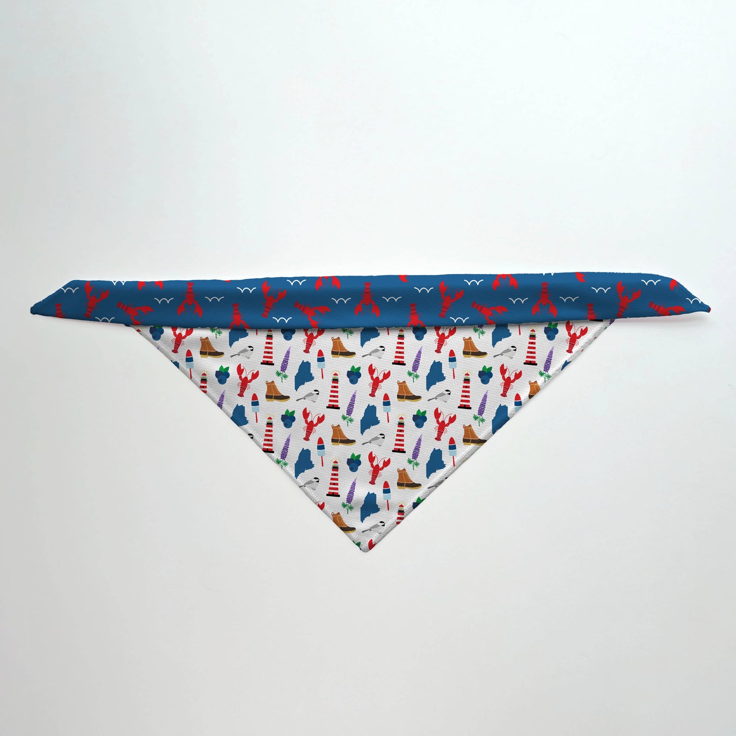 Maine Reversible Dog Bandana