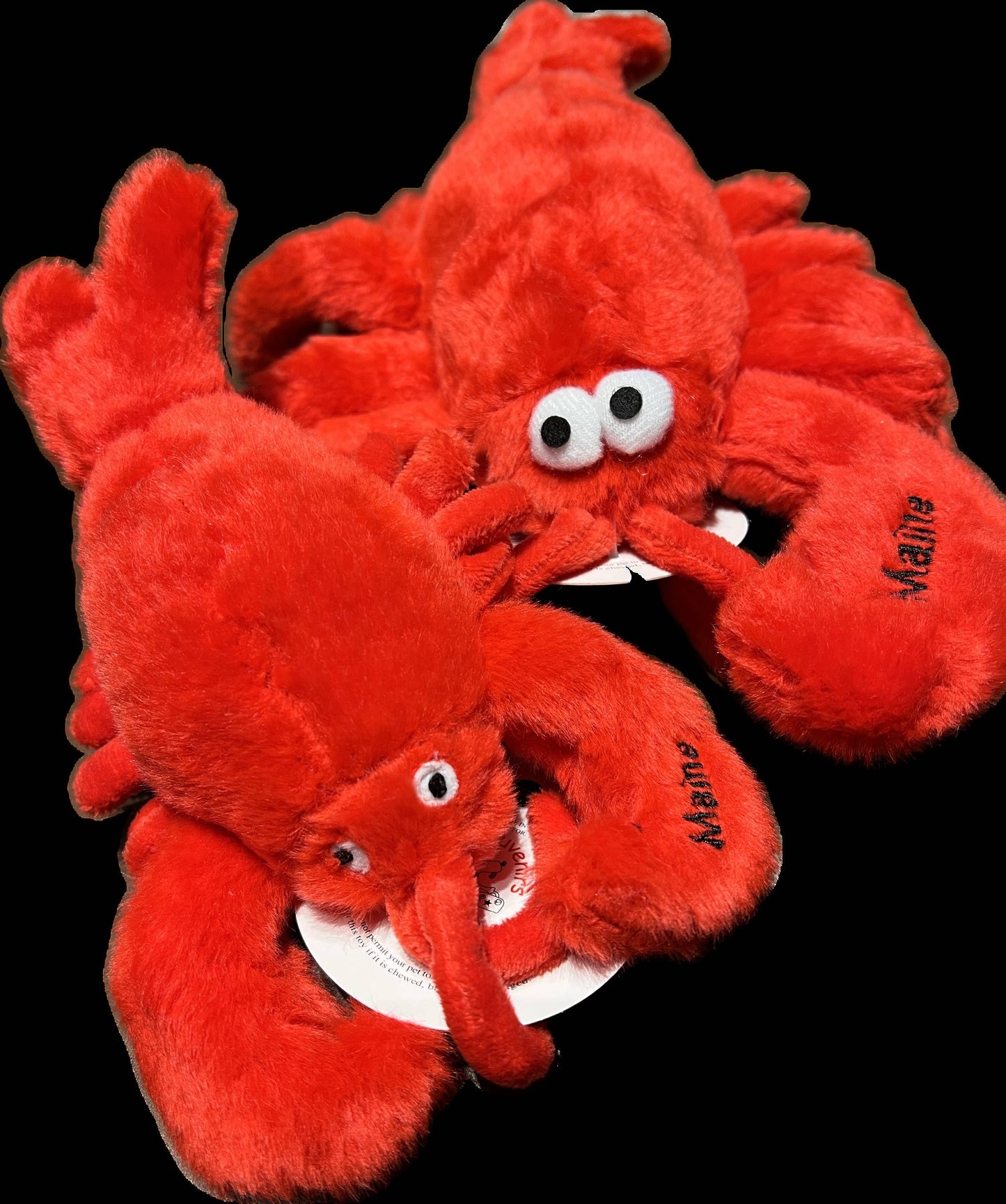 MAINE Lobster Plush Squeaky Large Dog Toy NEW!