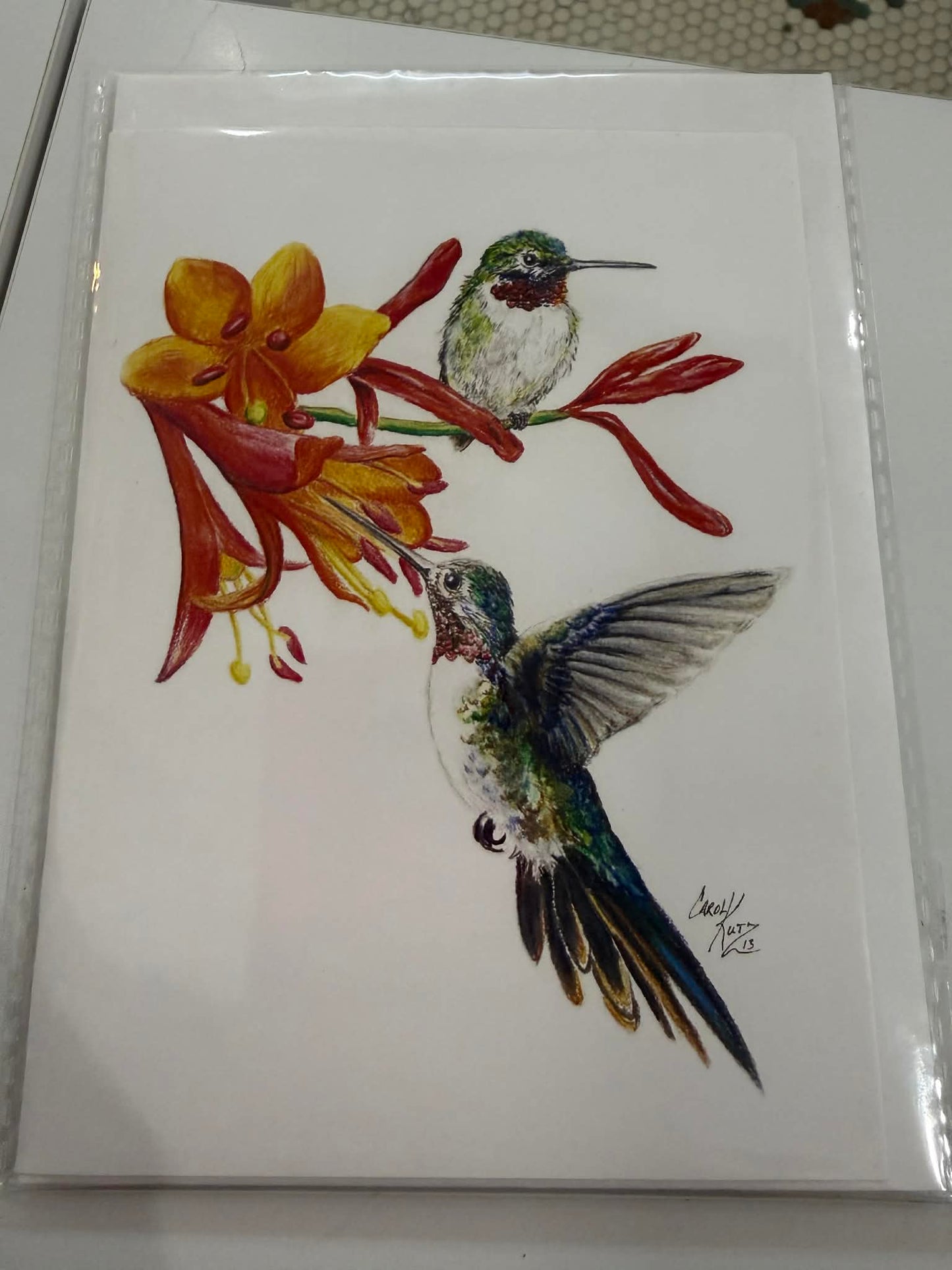 Carol Lutz Small Bird Series Card