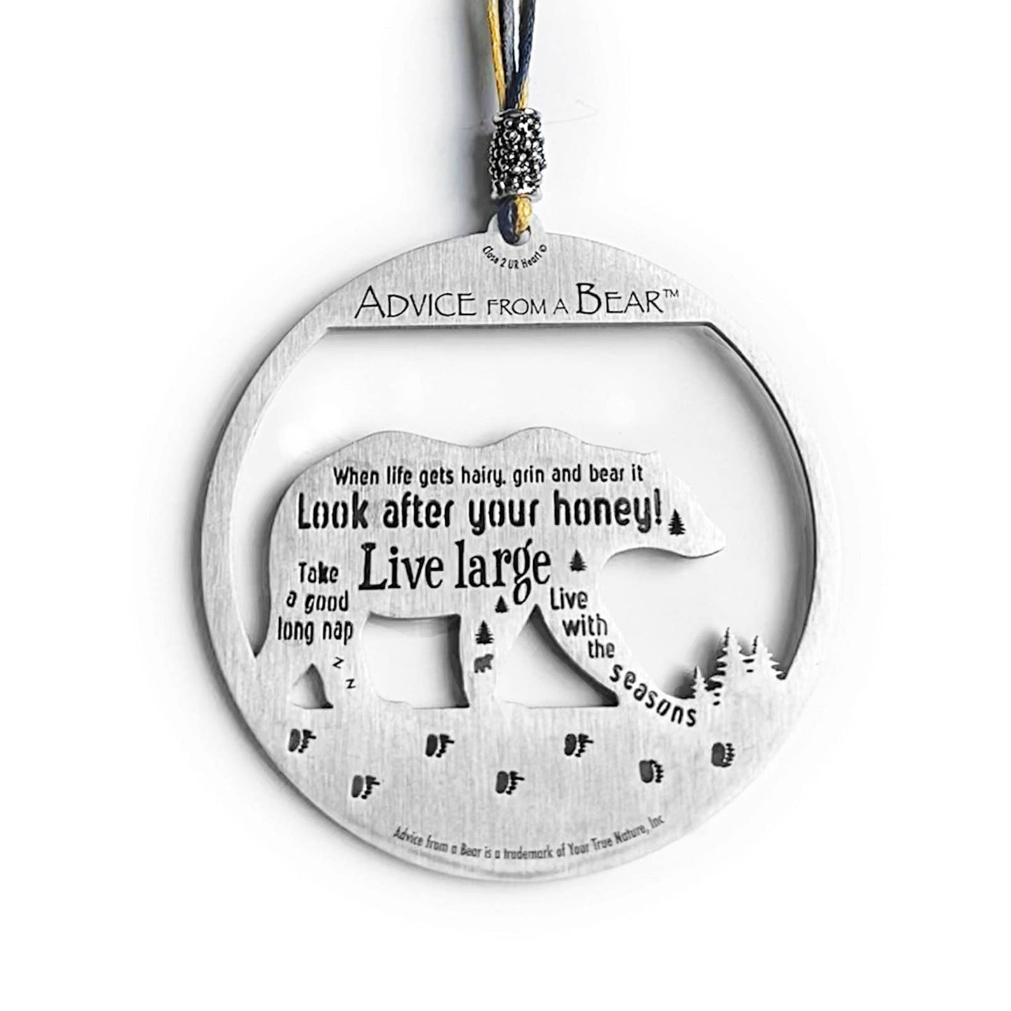 Advice from a Bear Ornament