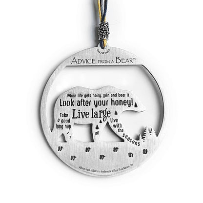 Advice from a Bear Ornament