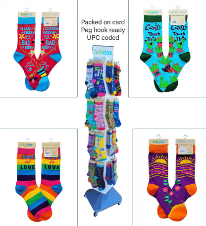 Bad Vibes Don't Go With My Outfit Women's Crew Socks