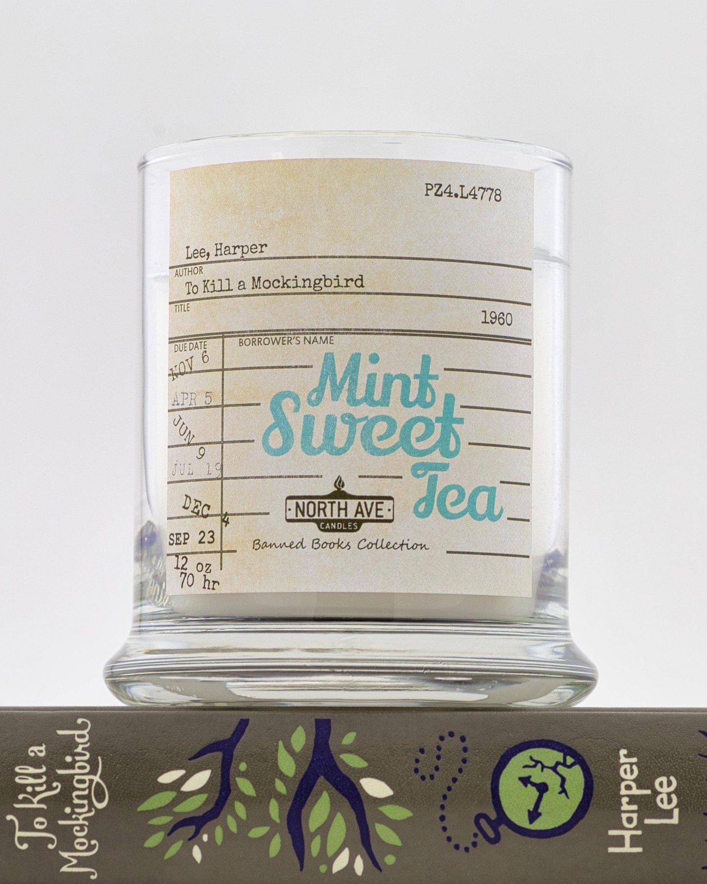 Mint Sweet Tea / To Kill a Mockingbird / book candle