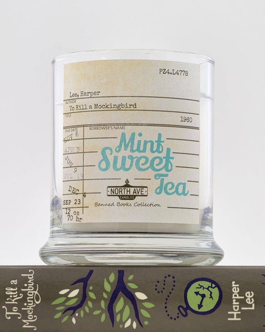Mint Sweet Tea / To Kill a Mockingbird / book candle