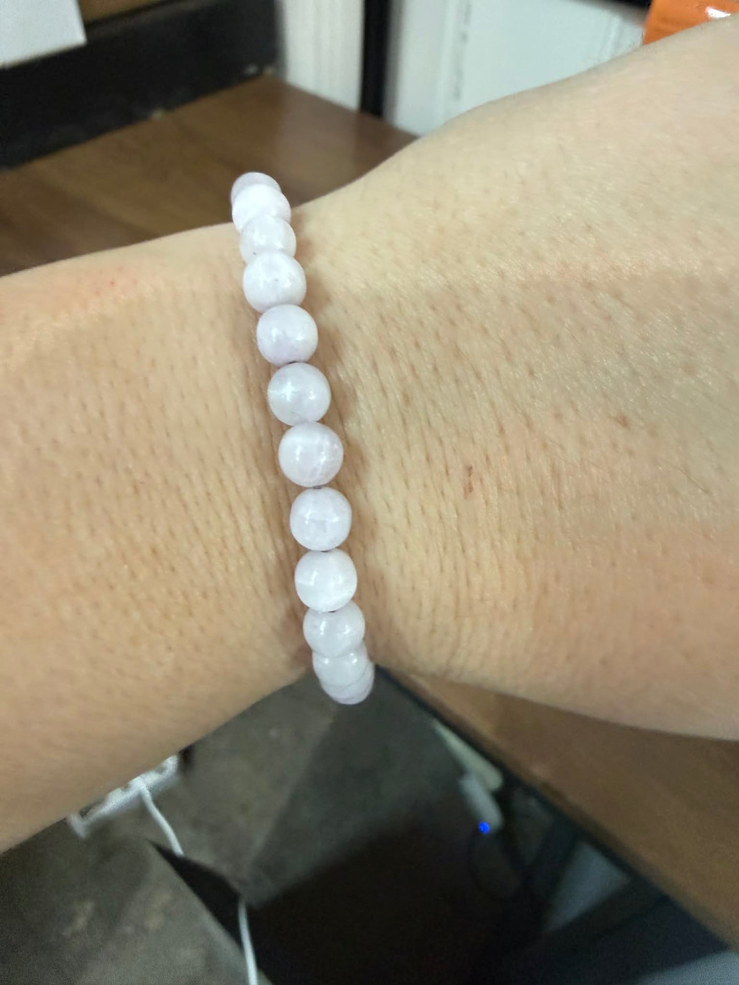 Purple Beaded Stretch Bracelet