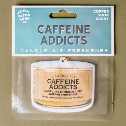 Caffeine Addicts Air Freshener | Funny Car Air Freshener