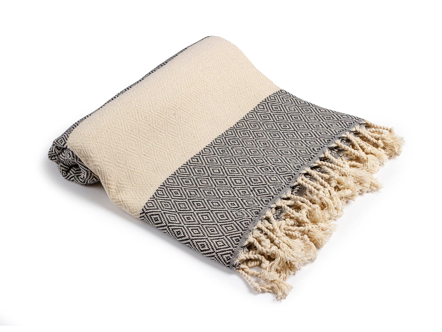 Aegean Concept Turkish Beach Towel, Quick-Dry, Baby Blue