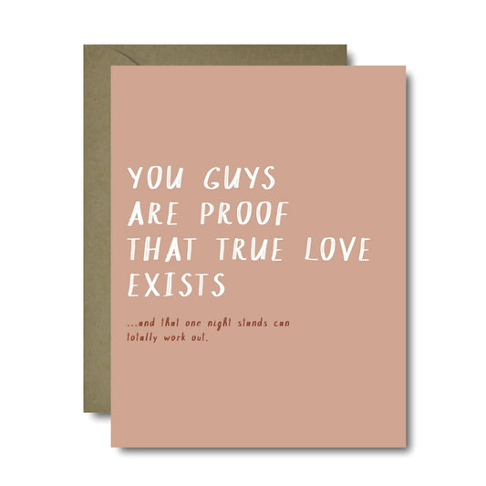 One Night Stand Wedding Greeting Card